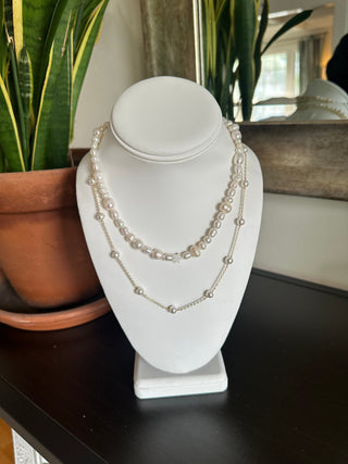 Pearl Necklace with Star