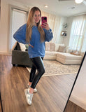 IN STOCK Essential Luxe Corded Crew Sweatshirt - NOVEMBER COLORS
