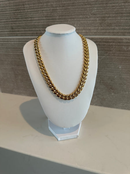 CHUNKY CUBAN CHAIN 18k Gold Plated Necklace