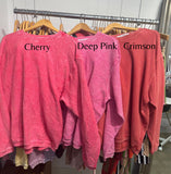 IN STOCK Essential Luxe Corded Crew Sweatshirt - NOVEMBER COLORS