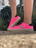 Skylar Sneaker - Hot Pink (PEACH)
