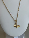 Butterfly 18k Gold Plated Necklace