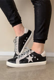 Skylar Black Glitter Sneaker