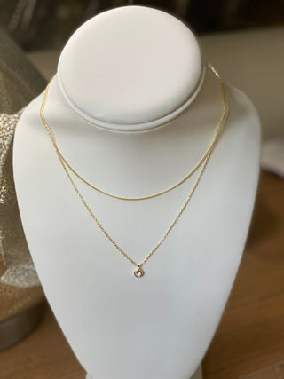 Molly CZ Lariat Necklace